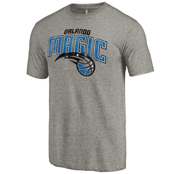 Men's Orlando Magic Distressed Team Logo Gray T-Shirt FengYun,We sell and wholesale Men's Orlando Magic Distressed Team Logo Gray T-Shirt FengYun on line form chian!